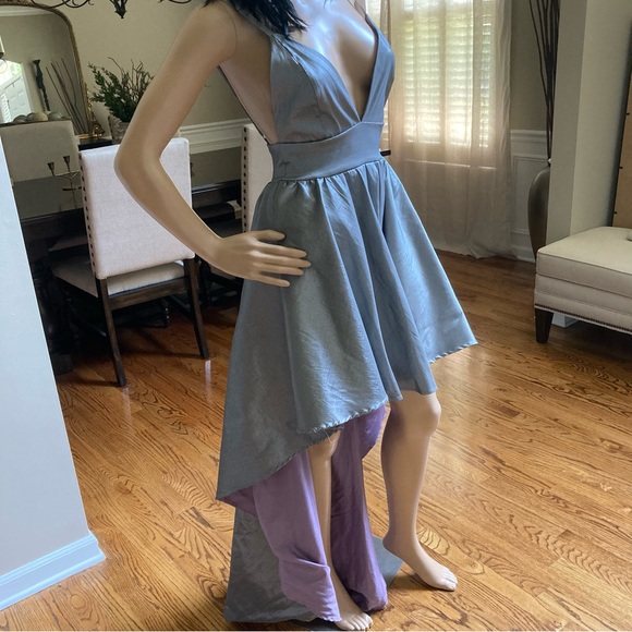 Windsor Two-Tone Waterfall Dress - Picture 2 of 4